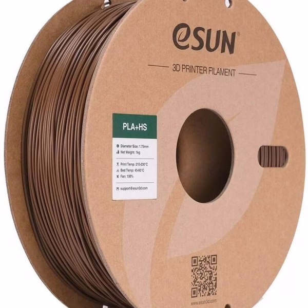 eSUN ePLA+HS SMEĐA (Brown) 1kg 1.75mm PaperRoll (EPLA+HS-P175C1)