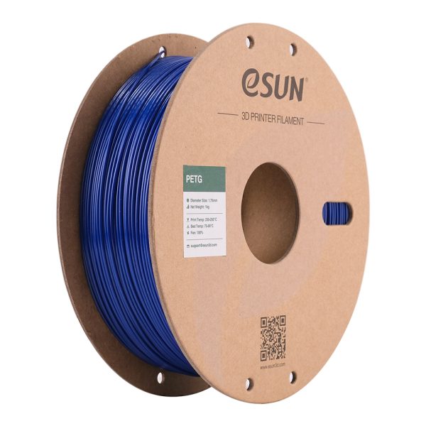 eSUN PETG PLAVA (Blue) 1kg 1.75mm PaperRoll (PETG-P175U1)