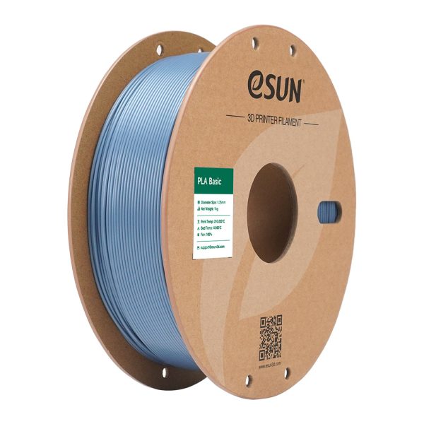 eSUN PLA Basic SVIJETLO SIVA (Light Grey) 1kg 1.75mm PaperRoll (PLA-BASIC175Q-H1