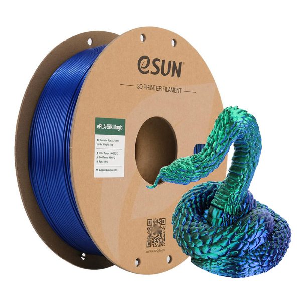 eSUN ePLA Silk Magic ZELENO-PLAVA (Green Blue) 1kg 1.75mm (EPLA-SILKMAGIC175GU1)