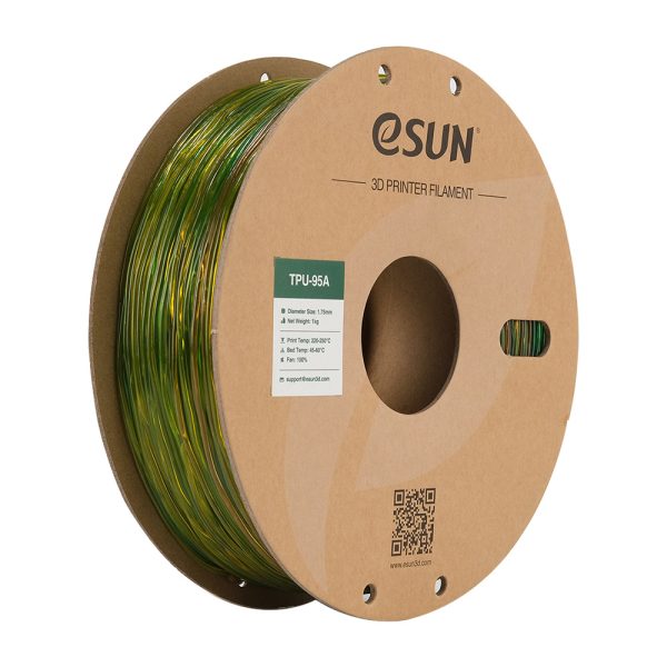 eSUN eTPU 95A RAINBOW (Rainbow B) 1kg 1.75mm PaperRoll (eTPU-95A-P175RBB1)