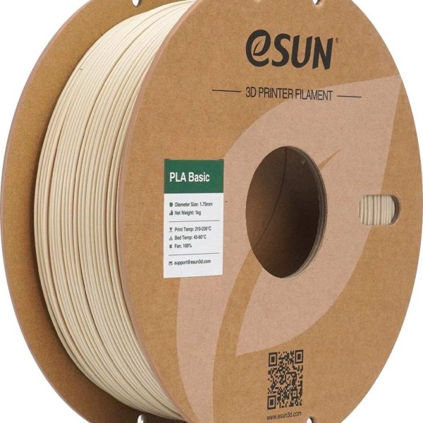eSUN PLA Basic BIJELA (Bone White) 1kg 1.75mm PaperRoll (PLA-BASIC175O-BW1P1)